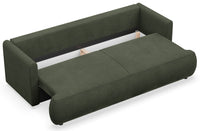 Sofa-lova CORMAC mini, alyvuogių, žalia