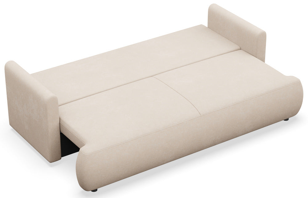 Sofa-lova CORMAC mini, kreminis šenilas