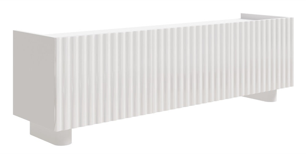 TV spintelė TAGE, 144 cm, balta