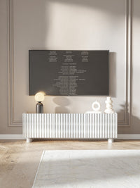 TV spintelė TAGE, 144 cm, balta