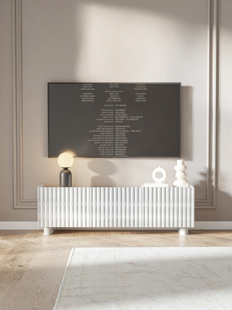 TV spintelė TAGE, 144 cm, balta