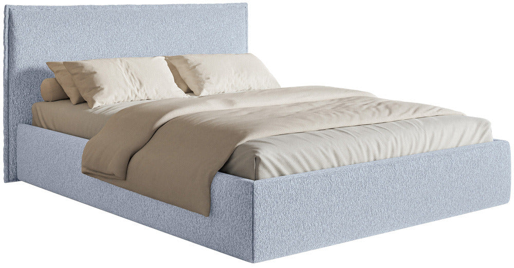 Minkšta lova SOFTIE SLIM, mėlynas šenilas