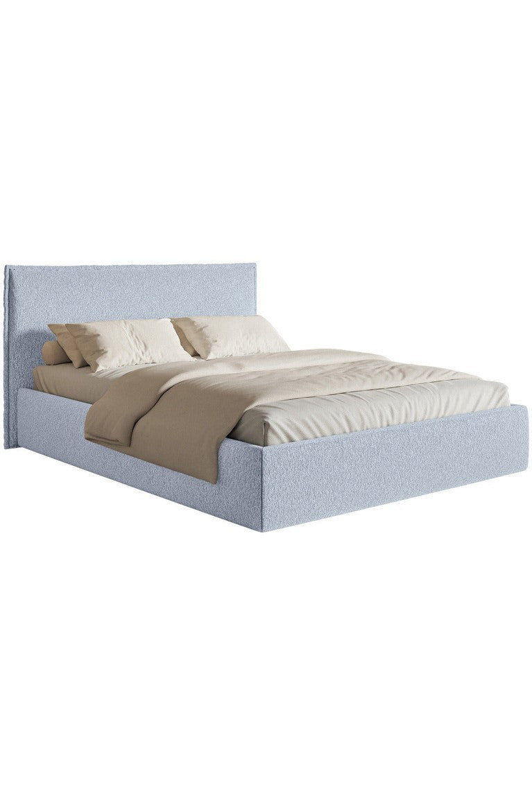 Minkšta lova SOFTIE SLIM, mėlynas šenilas