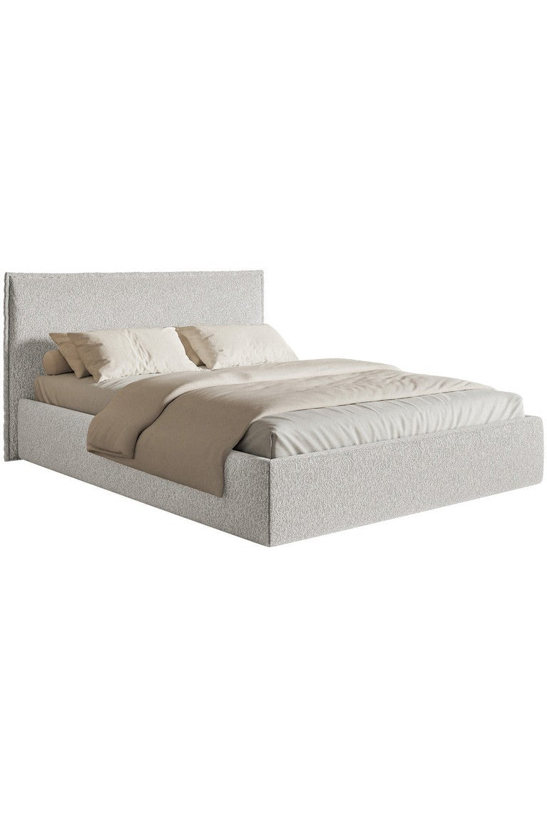 Minkšta lova SOFTIE SLIM, šviesiai pilkas šenilas