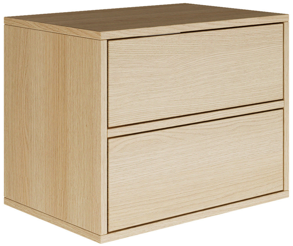 Pakabinama naktinė spintelė ZARI, ąžuolas, 50 cm