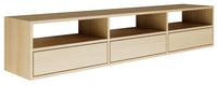 Pakabinama TV spintelė ZARI, ąžuolas, 150 cm, 2