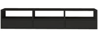 Pakabinama TV spintelė ZARI, juoda, 150 cm, 2