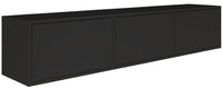 Pakabinama TV spintelė ZARI, juoda, 150 cm