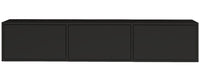 Pakabinama TV spintelė ZARI, juoda, 150 cm