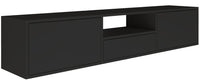 Pakabinama TV spintelė ZARI, juoda, 150 cm, 3