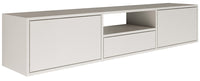 Pakabinama TV spintelė ZARI, balta, 150 cm, 3