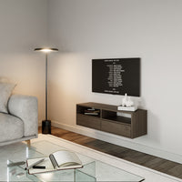 Pakabinama TV spintelė ZARI, riešutas, 100 cm, 2