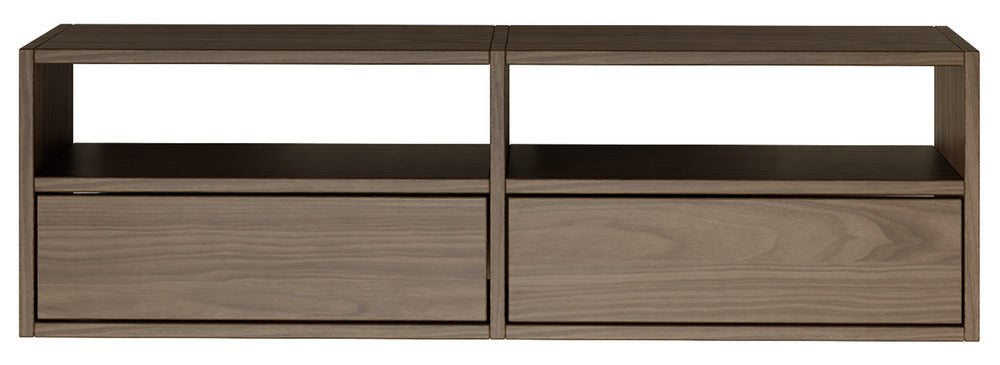 Pakabinama TV spintelė ZARI, riešutas, 100 cm, 2