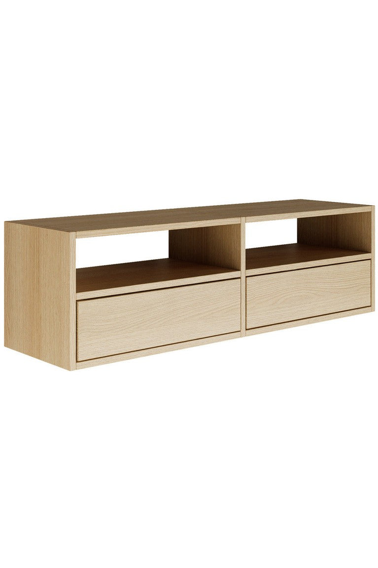 Pakabinama TV spintelė ZARI, ąžuolas, 100 cm