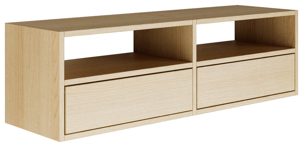 Pakabinama TV spintelė ZARI, ąžuolas, 100 cm