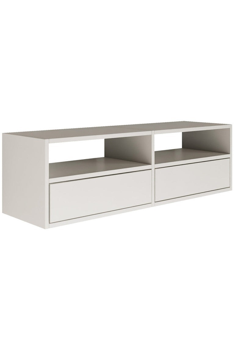 Pakabinama TV spintelė ZARI, balta, 100 cm, 2
