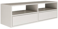 Pakabinama TV spintelė ZARI, balta, 100 cm, 2
