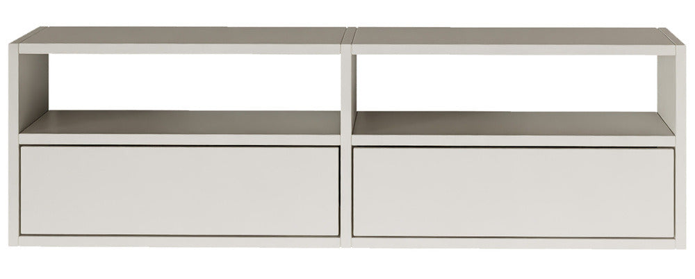 Pakabinama TV spintelė ZARI, balta, 100 cm, 2
