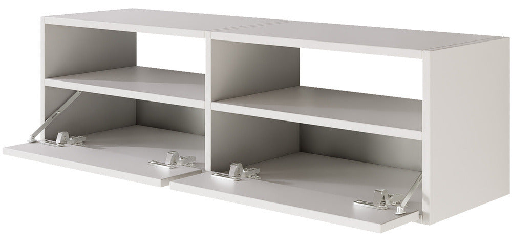 Pakabinama TV spintelė ZARI, balta, 100 cm, 2
