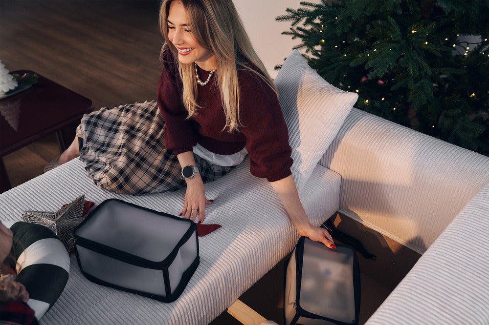 Kampinė sofa CORMAC, balta