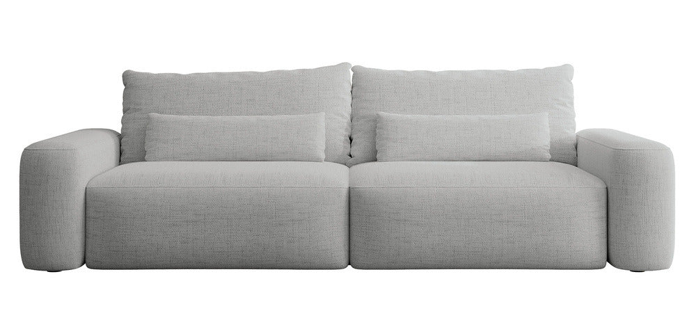 Sofa-lova LIVA, pilkas šenilas