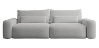 Sofa-lova LIVA, pilkas šenilas