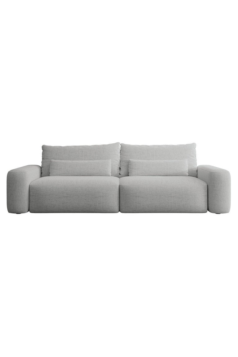 Sofa-lova LIVA, pilka šenilas