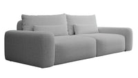 Sofa-lova LIVA, pilkas šenilas