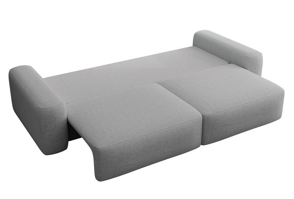 Sofa-lova LIVA, pilkas šenilas