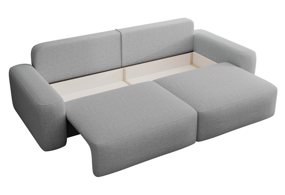 Sofa-lova LIVA, pilkas šenilas