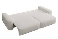 Sofa-lova LIVA, kreminis šenilas
