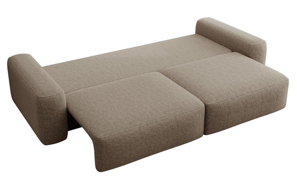 Sofa-lova LIVA, šviesiai ruda bouclé