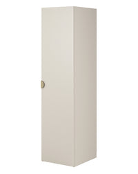 Spinta IMOGEN, pilkai smėlinė, 50 cm, su lentynomis, 2
