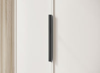 Spinta WERNO, balta, 100 cm, su lentynomis, 2