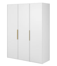 Spinta WERNO, balta, 150 cm, su lentynomis, 2