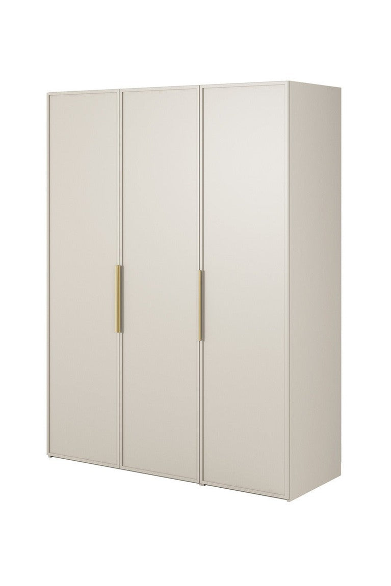 Spinta WERNO, pilka, 150 cm, su lentynomis