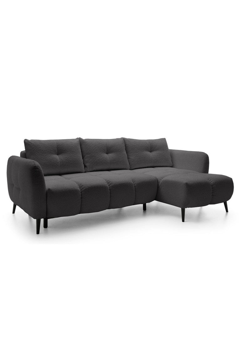 Kampinė sofa RIONACH bouclé