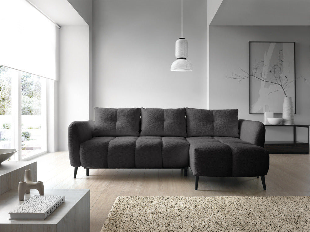 Kampinė sofa RIONACH bouclé