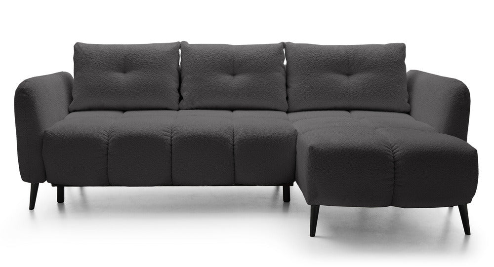 Kampinė sofa RIONACH bouclé