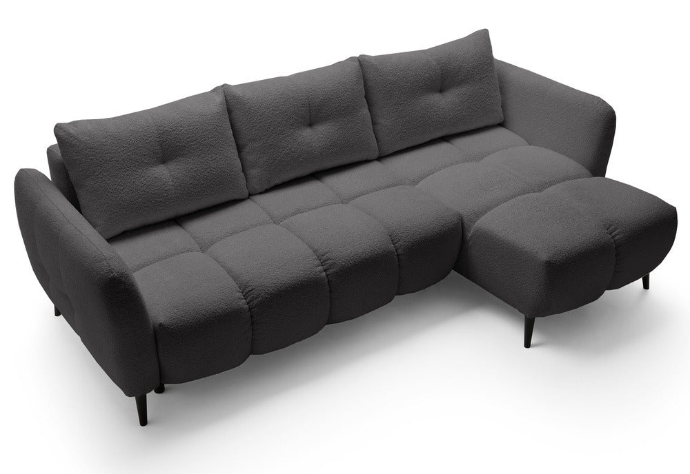 Kampinė sofa RIONACH bouclé