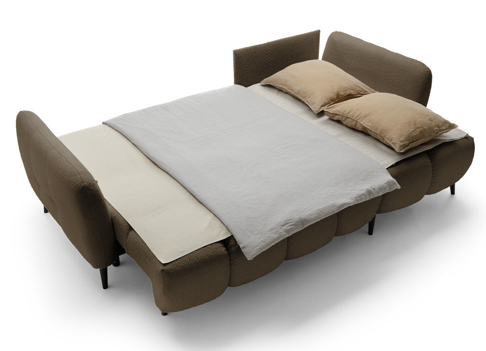 Kampinė sofa RIONACH, rudas, dešinė