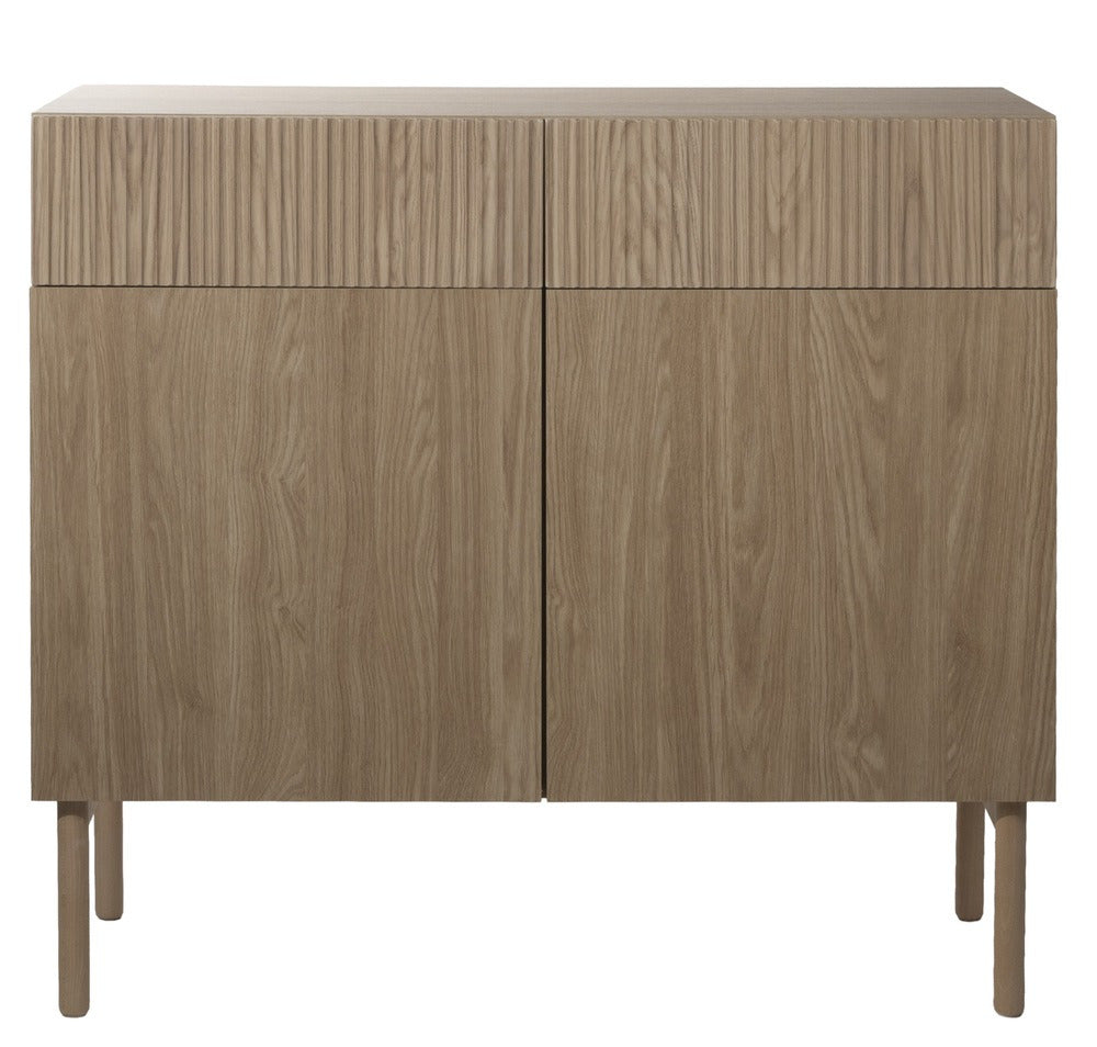 Komoda MEABH, 100 cm, durys, ąžuolas