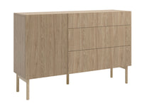 Komoda MEABH, 140 cm, durys, ąžuolas