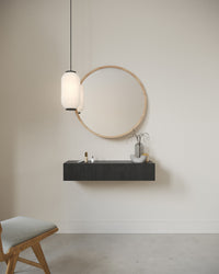 Konsolė MEABH, juoda, 90 cm, 2