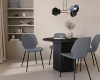 Kėdė RYANE, tamsiai pilkas, juoda