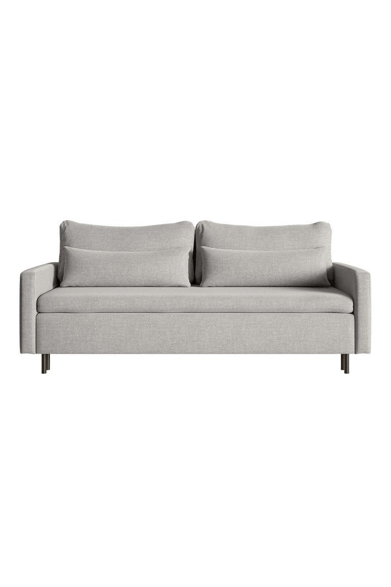 Sofa-lova EDENA, pilka šenilas, Wind