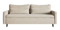 Sofa-lova EDENA, šviesiai smėlinė, Wind