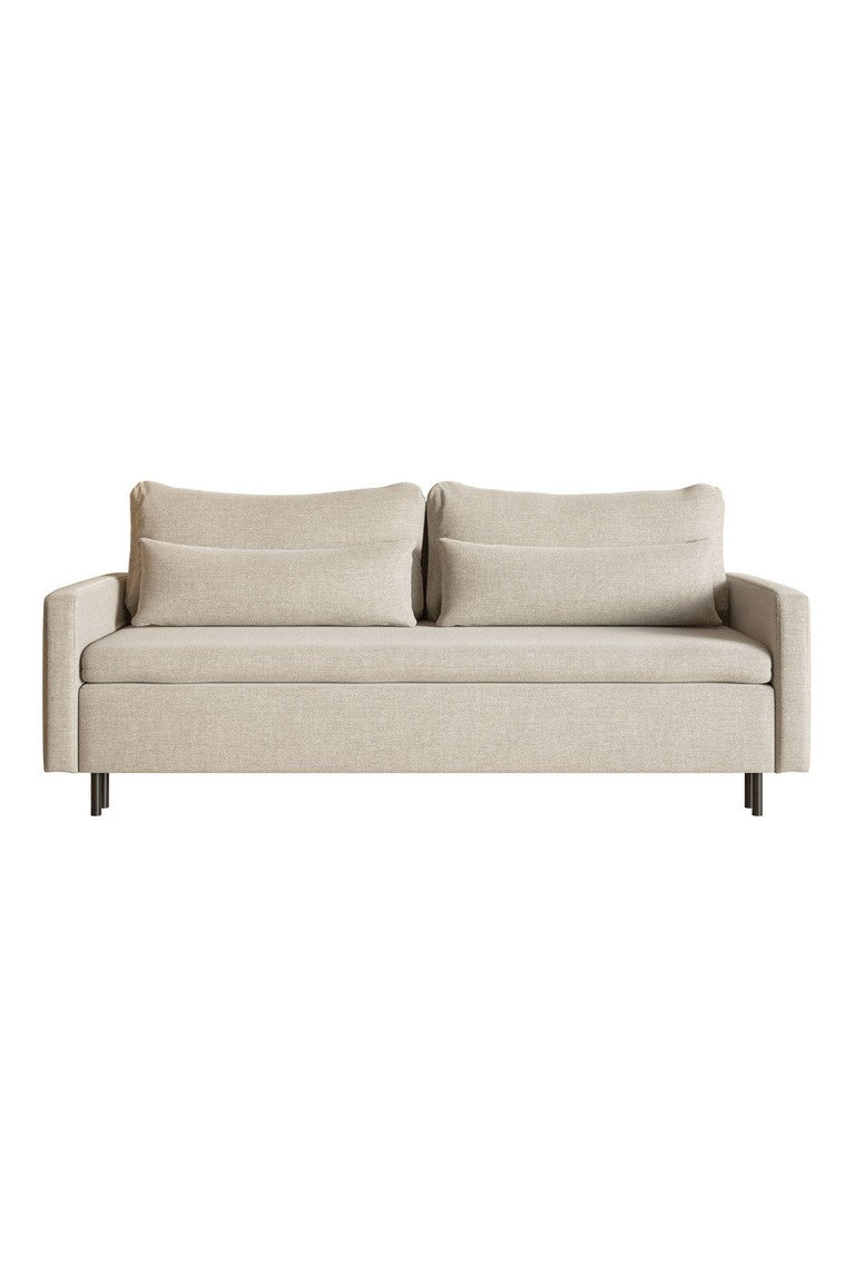 Sofa-lova EDENA, šviesiai smėlinė, Wind