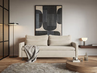 Sofa-lova EDENA, šviesiai smėlinė, Wind