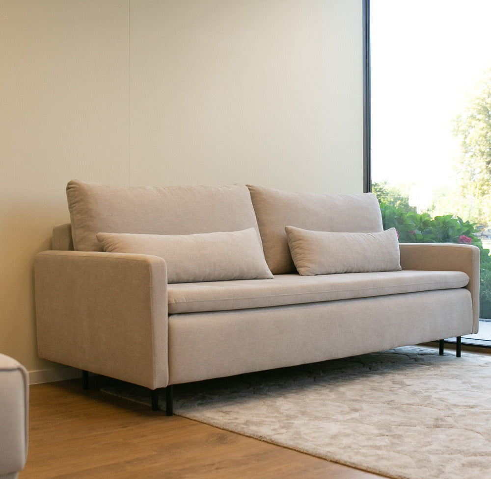 Sofa-lova EDENA, šviesiai smėlinė, Wind